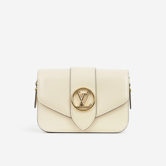 Louis Vuitton Pont Neuf - Cream Smooth Calfskin | Gold Hardware