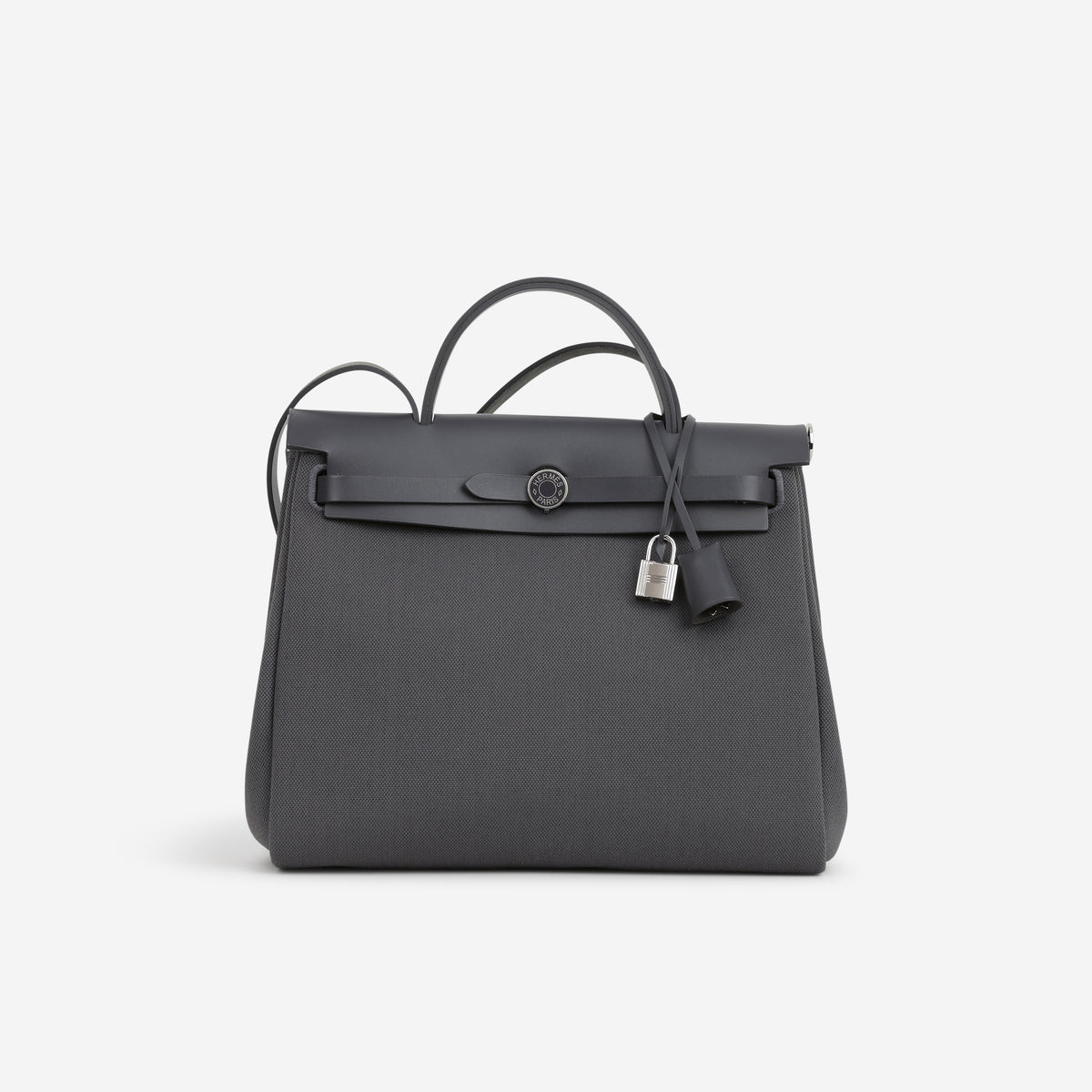 Hermès Herbag 31 -  Ardoise Canvas / Hunter | Palladium Hardware