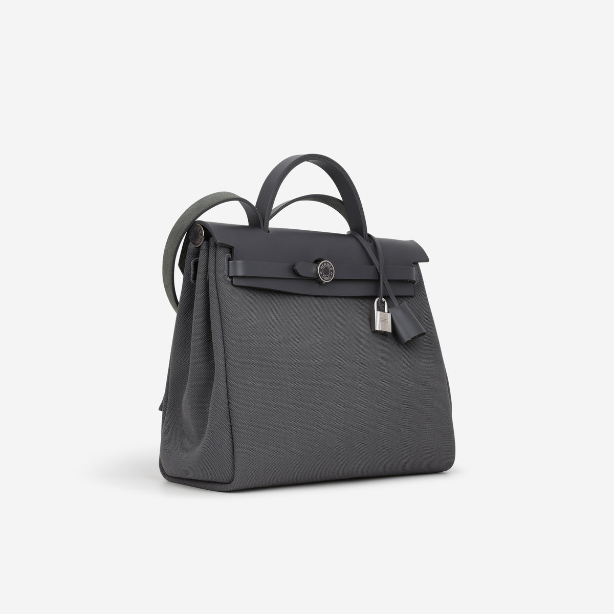 Hermès Herbag 31 -  Ardoise Canvas / Hunter | Palladium Hardware