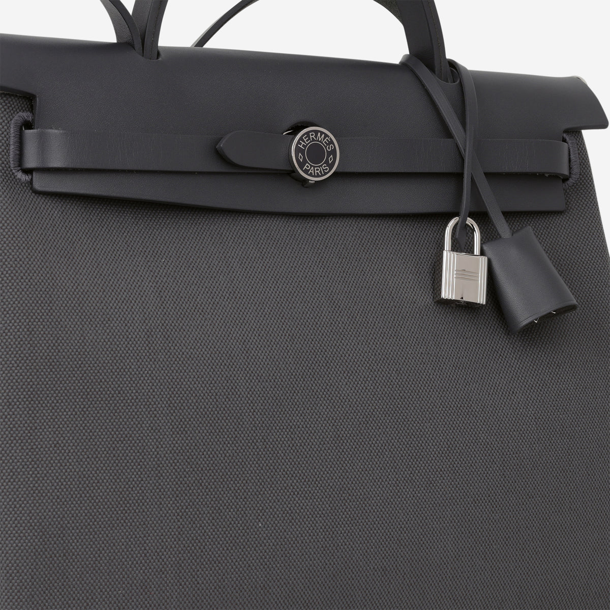 Hermès Herbag 31 -  Ardoise Canvas / Hunter | Palladium Hardware
