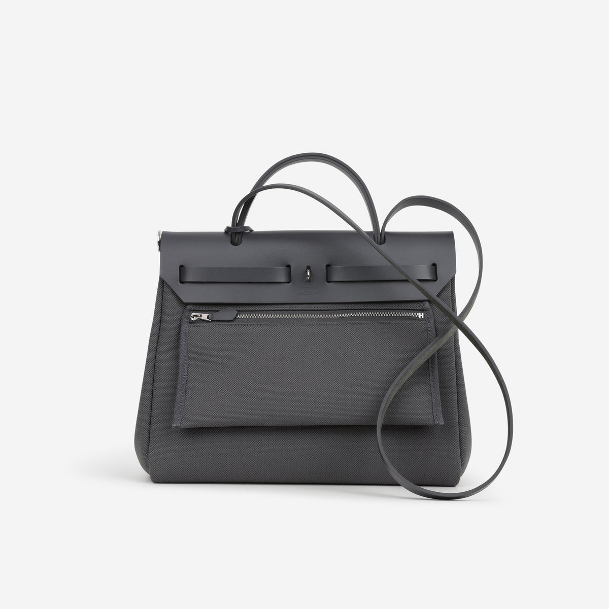Hermès Herbag 31 -  Ardoise Canvas / Hunter | Palladium Hardware