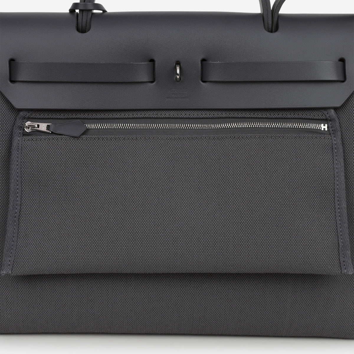 Hermès Herbag 31 -  Ardoise Canvas / Hunter | Palladium Hardware