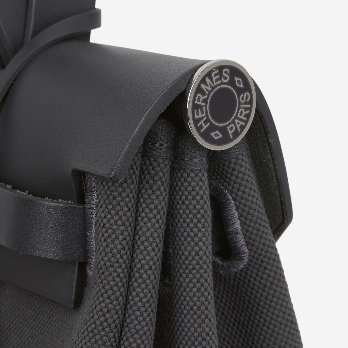 Hermès Herbag 31 -  Ardoise Canvas / Hunter | Palladium Hardware