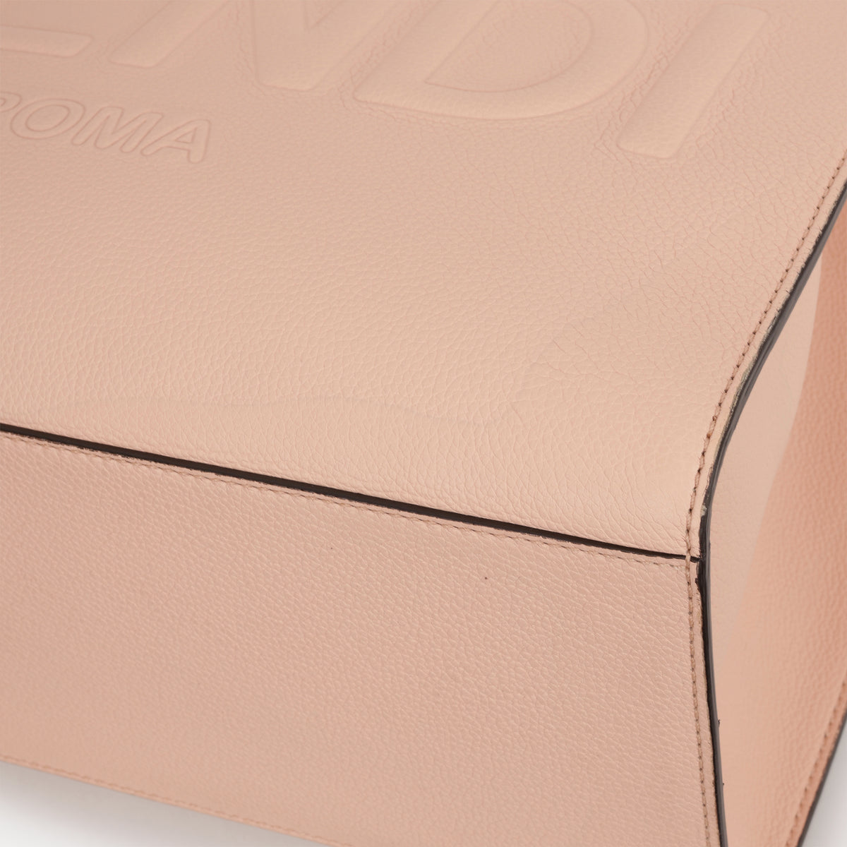 Fendi Medium Sunshine Tote - Pink Grained Calfskin | Silver Hardware