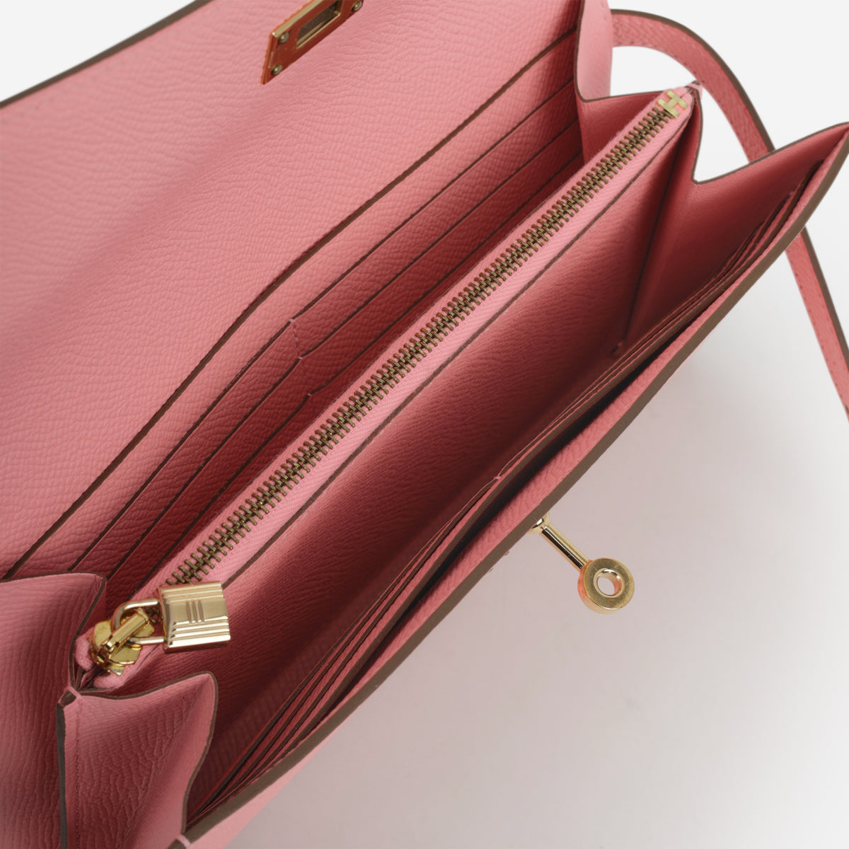 Hermès Kelly Wallet - Rose Confetti Epsom | Gold Hardware