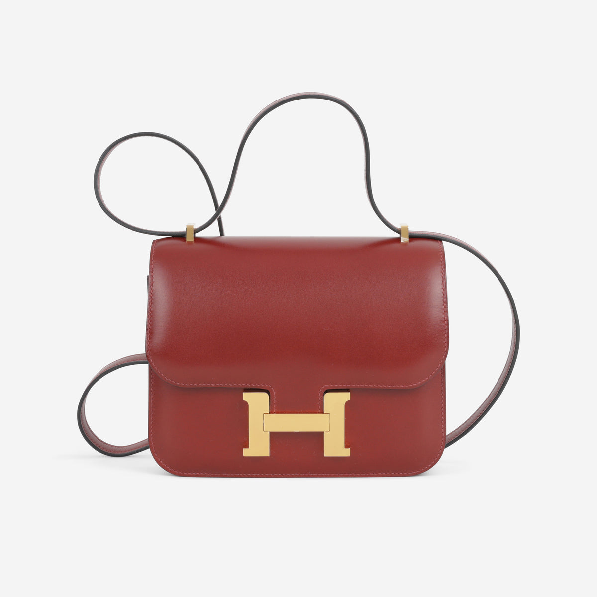 Hermès Constance 18 - Rouge H Box Calf | Gold Hardware