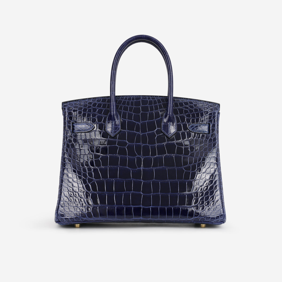 Hermès Birkin 30 - Bleu Saphir Alligator | Gold Hardware