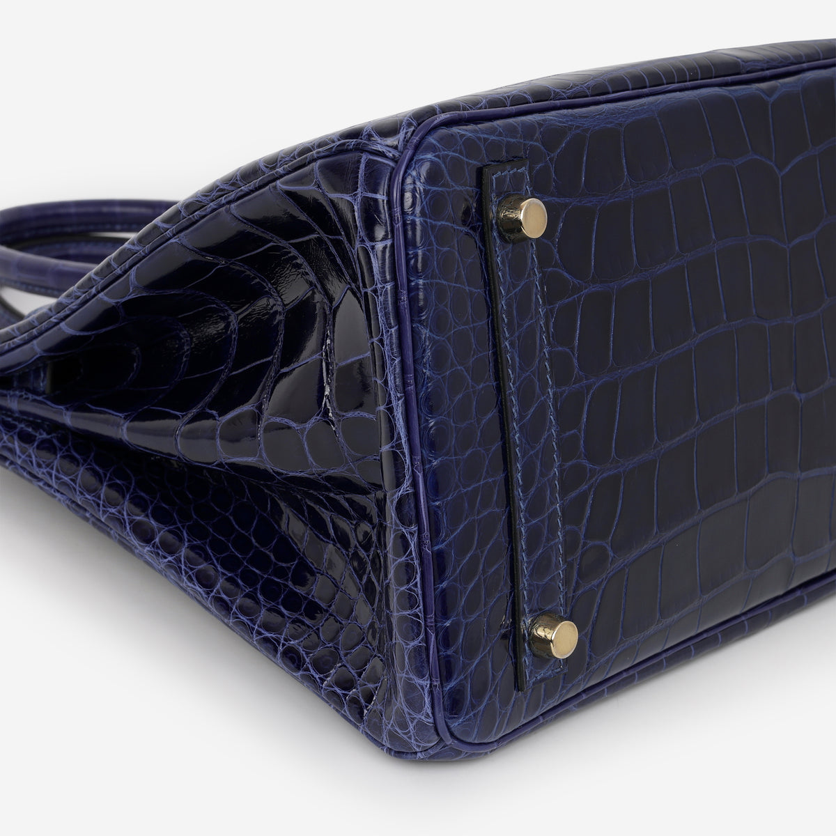 Hermès Birkin 30 - Bleu Saphir Alligator | Gold Hardware