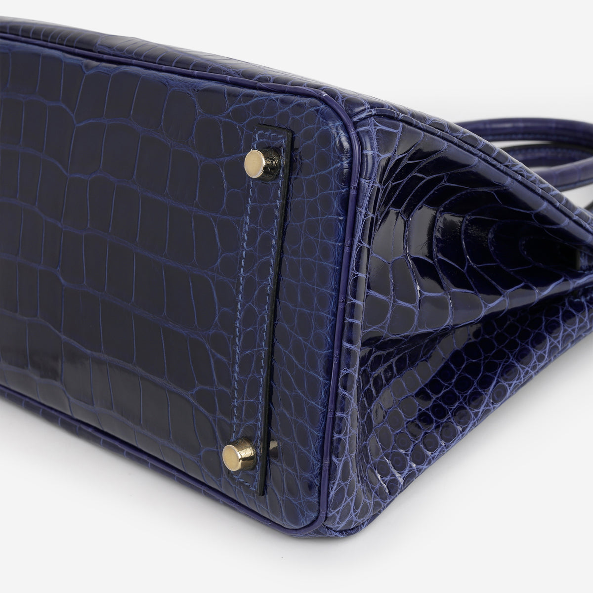 Hermès Birkin 30 - Bleu Saphir Alligator | Gold Hardware