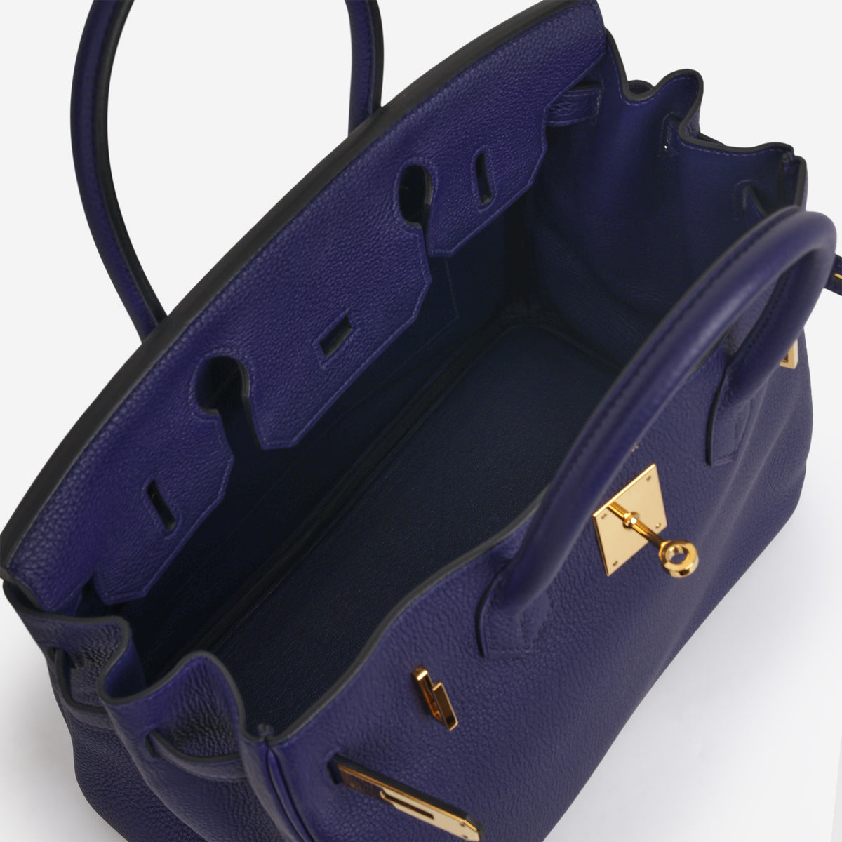 Hermès Birkin 30 - Blue Encre Togo | Gold Hardware