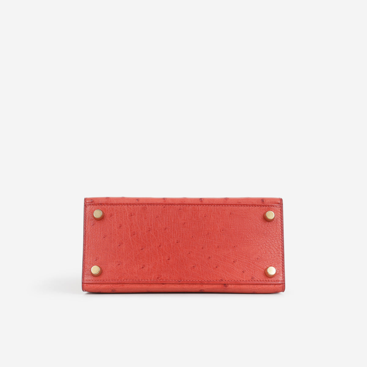 Hermès Vintage Kelly 20 - Rouge Vif Ostrich | Gold Hardware