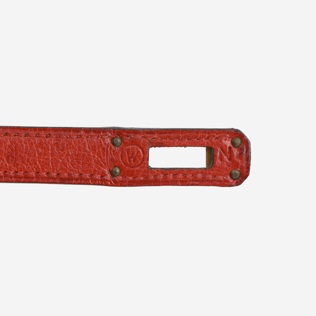 Hermès Vintage Kelly 20 - Rouge Vif Ostrich | Gold Hardware