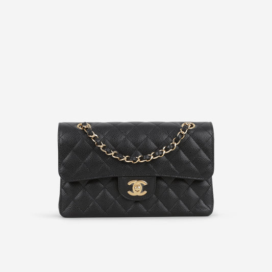 Chanel Small Classic Flap - Black Caviar | Gold Hardware