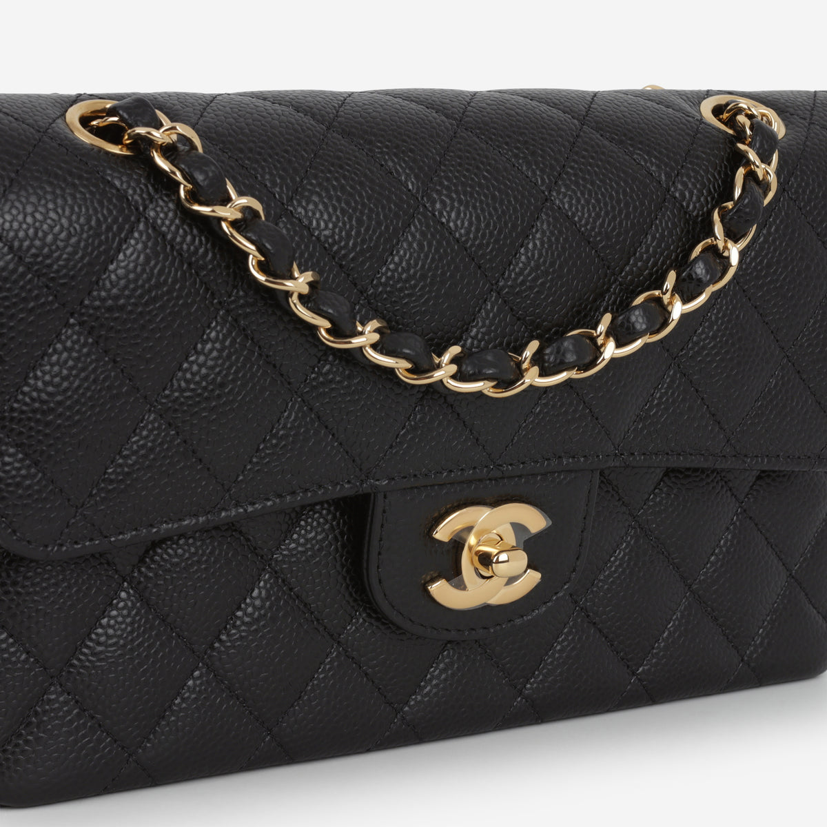 Chanel Small Classic Flap - Black Caviar | Gold Hardware