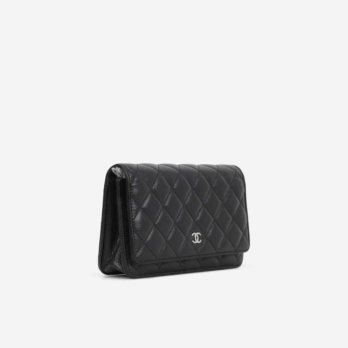 Chanel Classic Wallet on Chain - Black Caviar | Silver Hardware