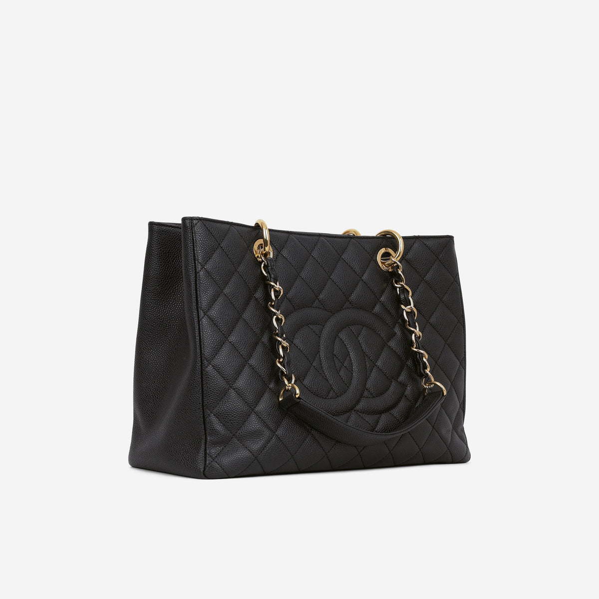 Chanel GST - Black Caviar | Gold Hardware