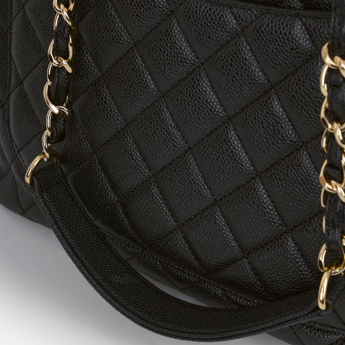 Chanel GST - Black Caviar | Gold Hardware