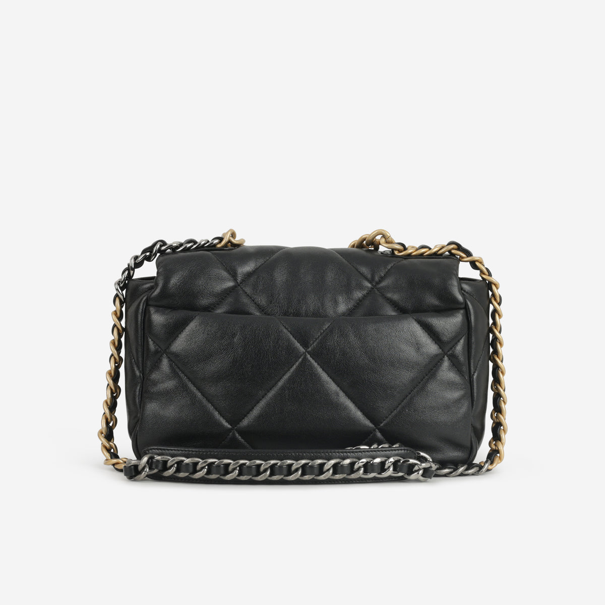 Chanel Small 19 Flap - Black Lambskin | Mixed Hardware - Bagista