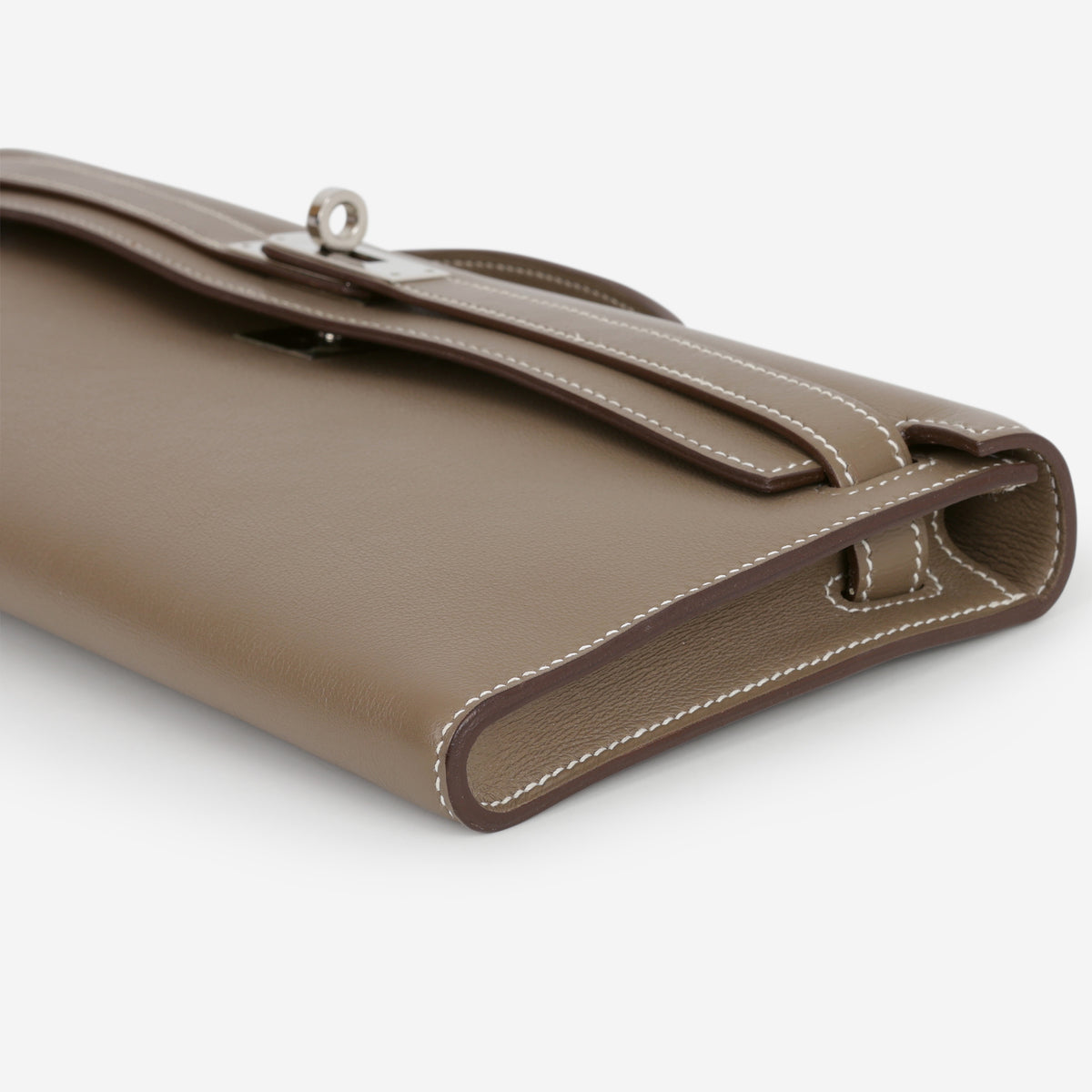 Hermès Kelly Cut - Etoupe Swift | Palladium Hardware