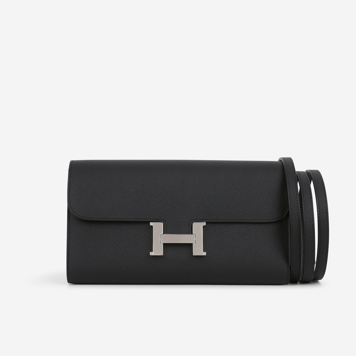 Hermès Constance To Go - Black Epsom | Palladium Hardware
