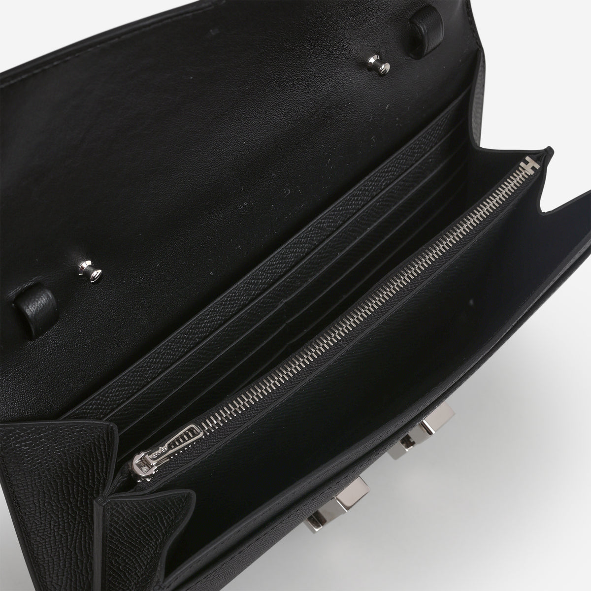 Hermès Constance To Go - Black Epsom | Palladium Hardware