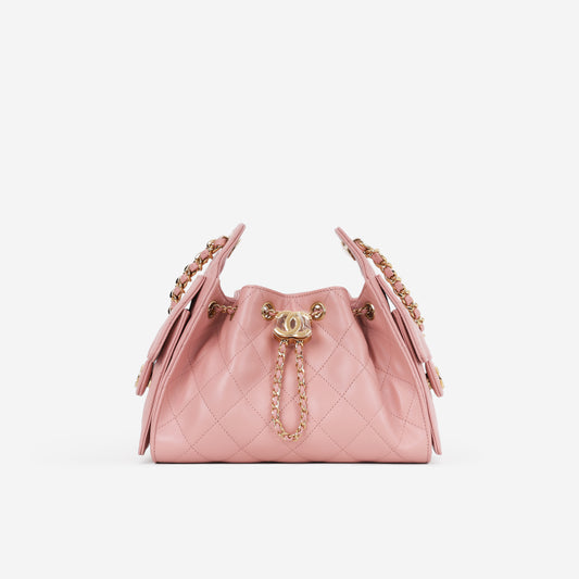 Chanel Mini 25 Hobo - Pink Caviar | Gold Hardware
