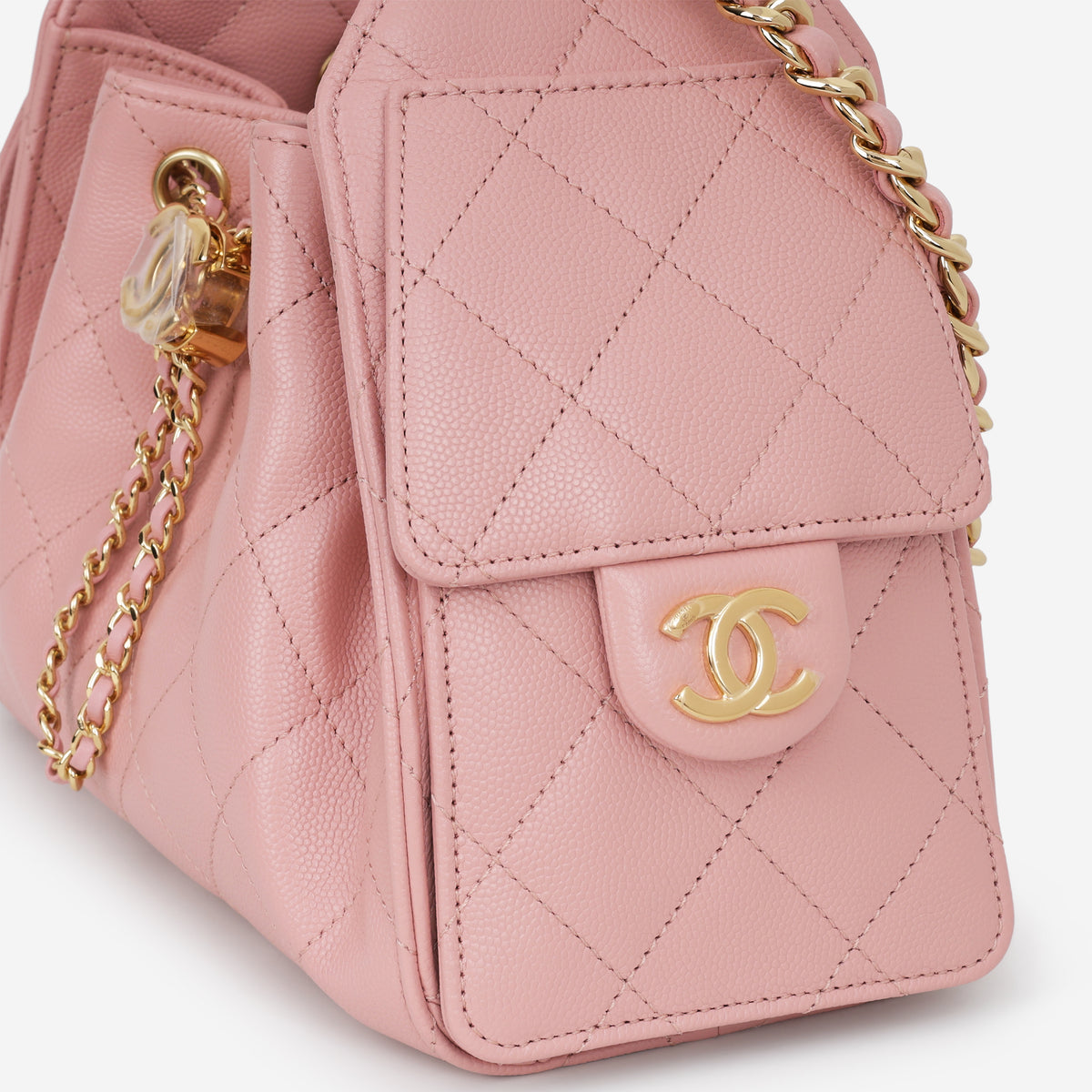 Chanel Mini 25 Hobo - Pink Caviar | Gold Hardware