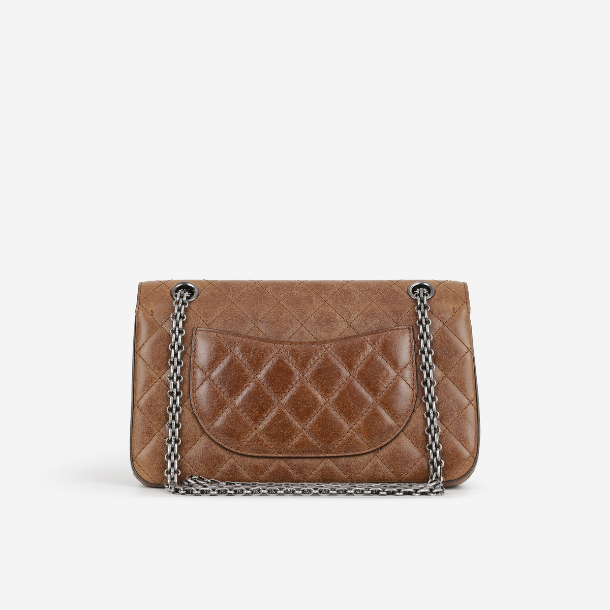 Chanel 2.55 Reissue 225 - Brown Distressed Calfskin | Ruthenium Hardware