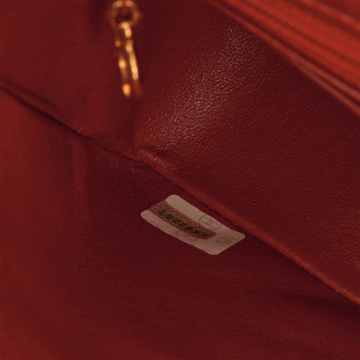 Chanel Vintage Single Full Flap - Red Lambskin | Gold Hardware