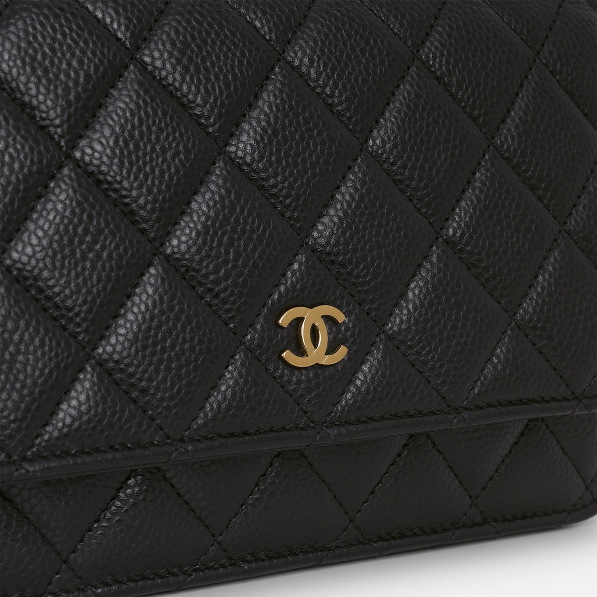 Chanel Classic Wallet on Chain - Black Caviar | Gold Hardware