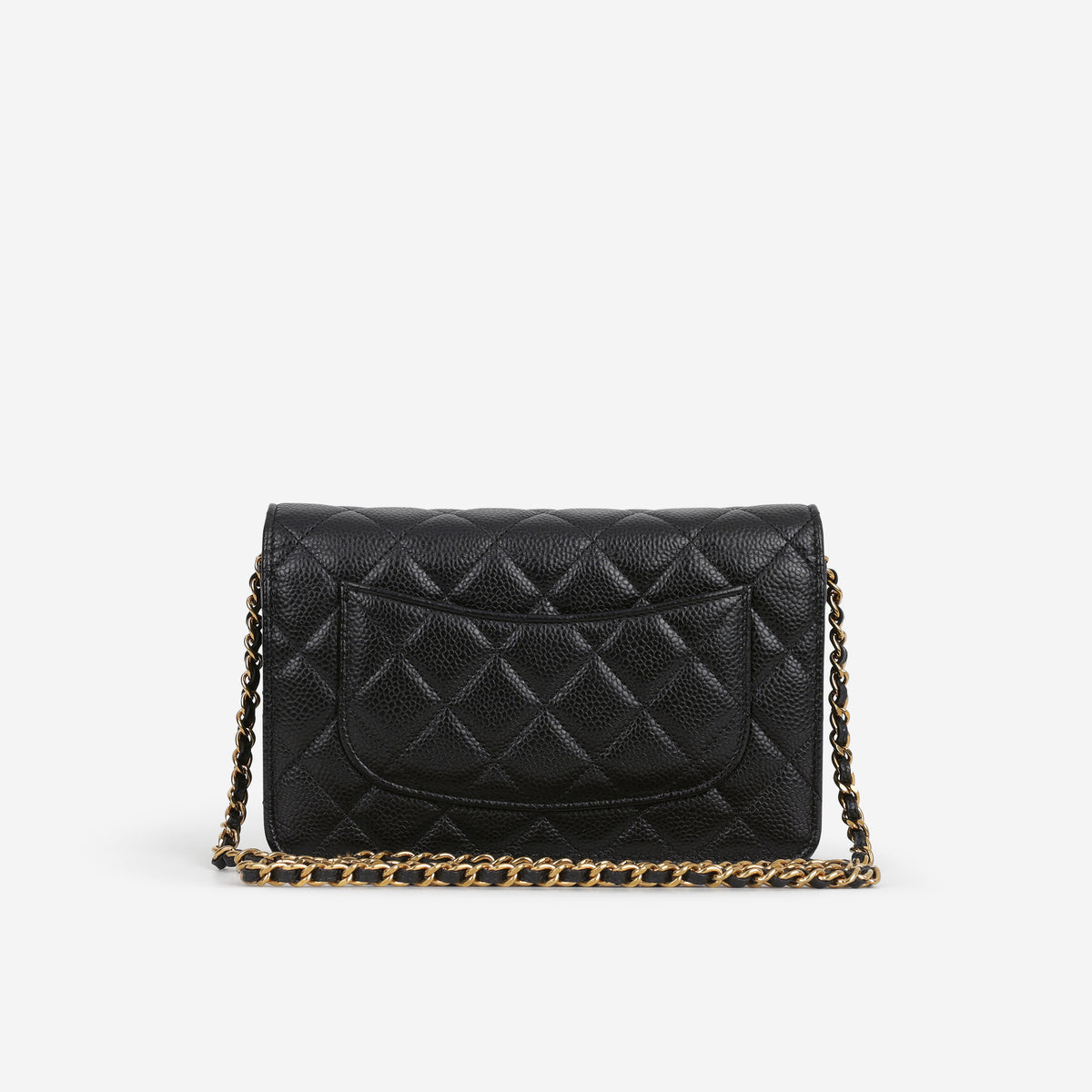 Chanel Classic Wallet on Chain - Black Caviar | Gold Hardware