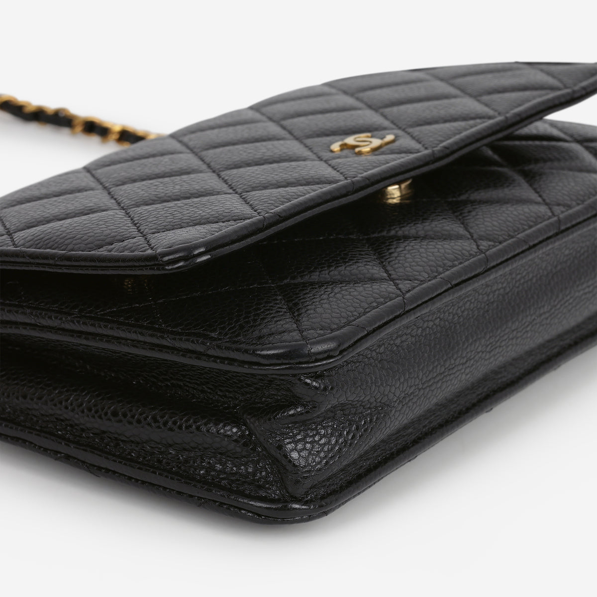 Chanel Classic Wallet on Chain - Black Caviar | Gold Hardware