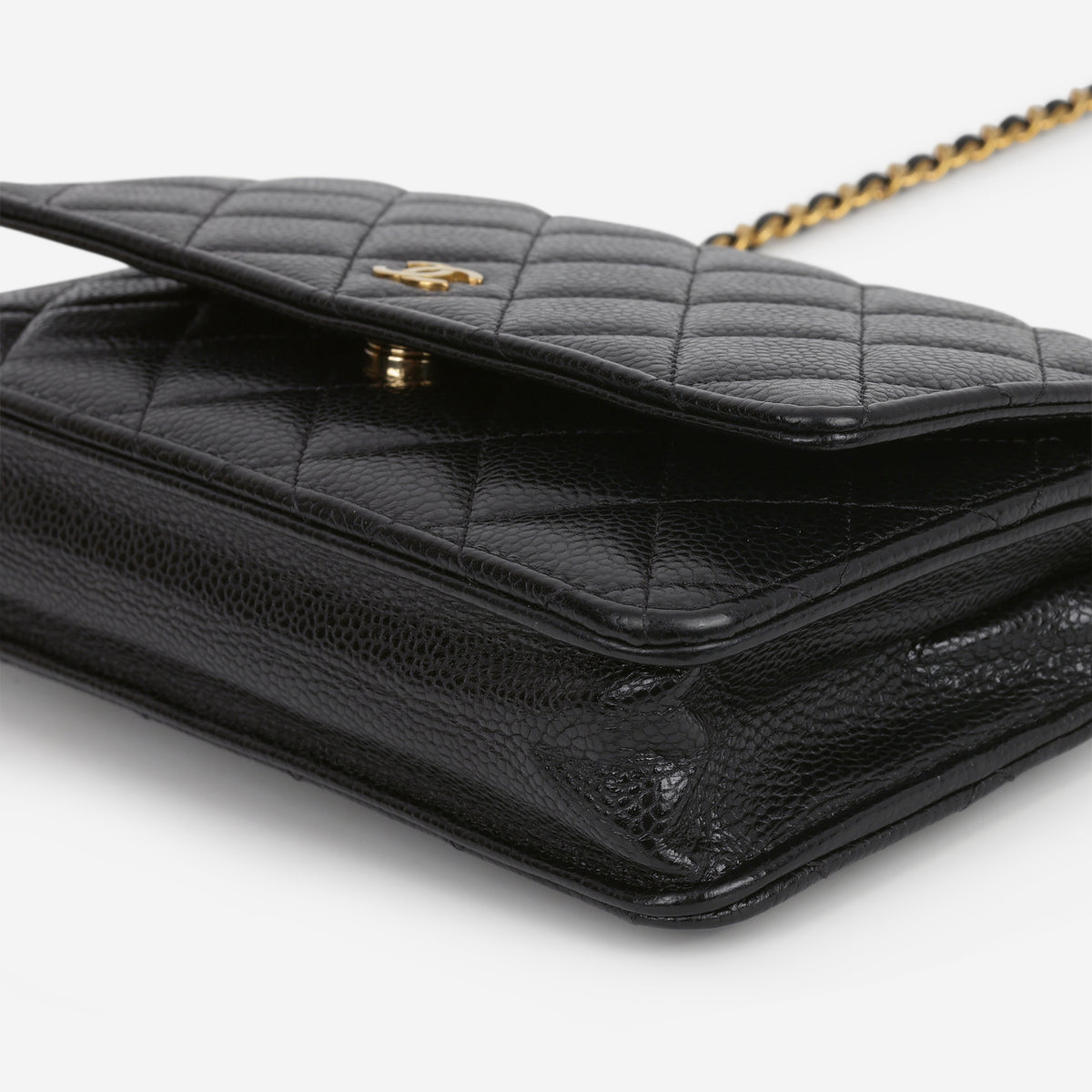 Chanel Classic Wallet on Chain - Black Caviar | Gold Hardware