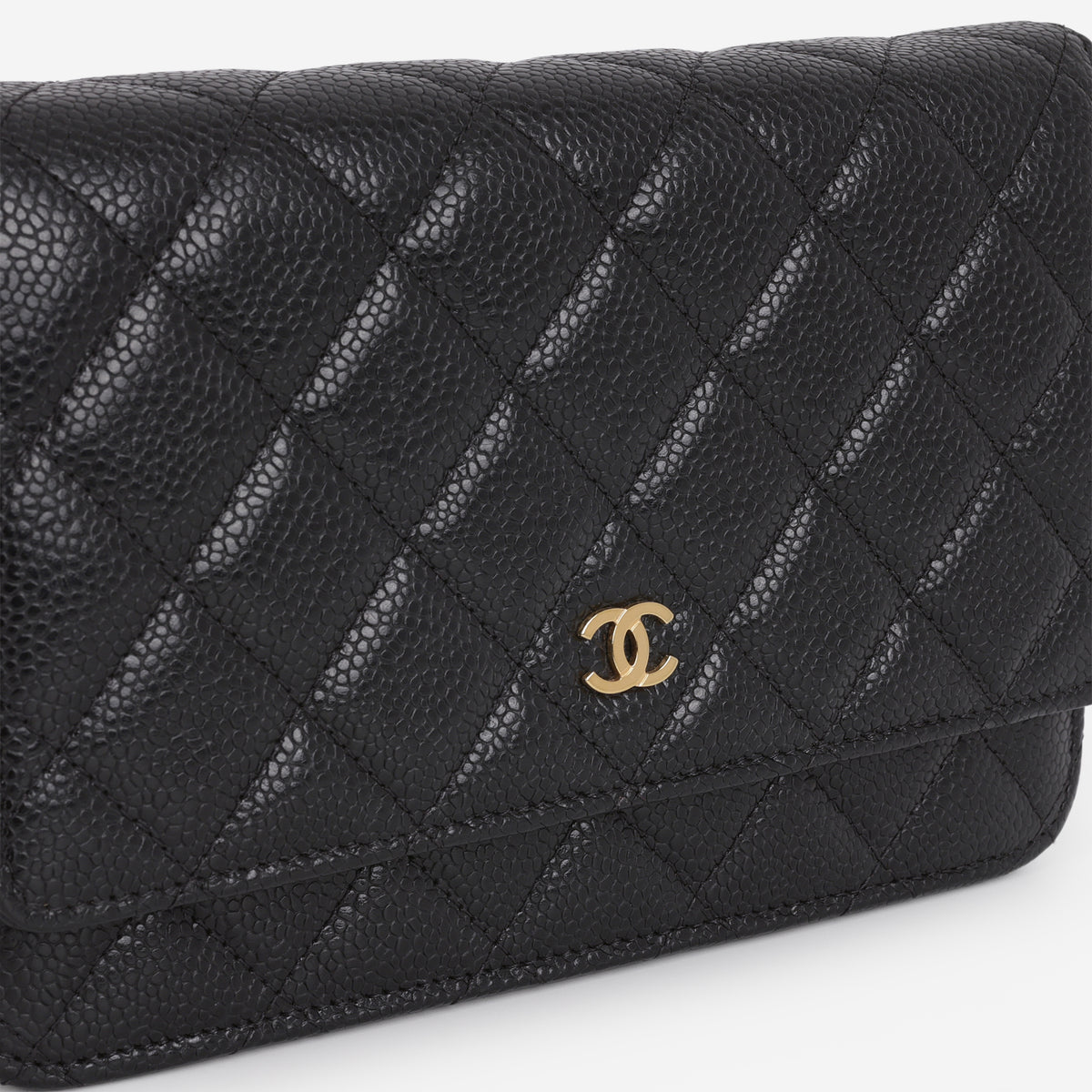 Chanel Classic Wallet on Chain - Black Caviar | Gold Hardware - Bagista