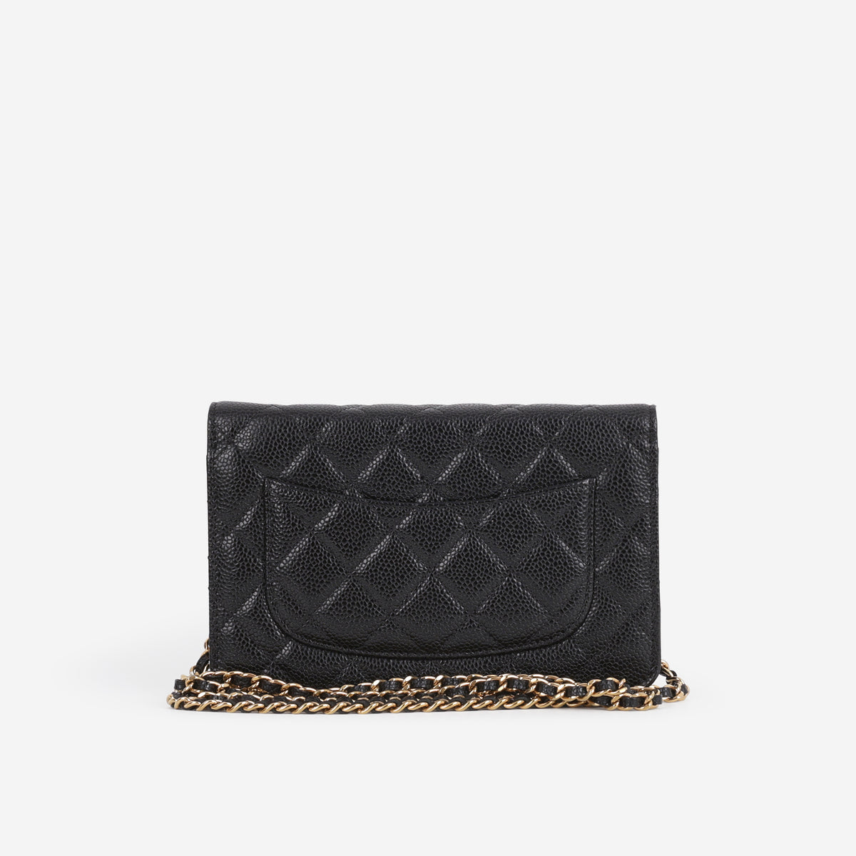 Chanel Classic Wallet on Chain - Black Caviar | Gold Hardware - Bagista