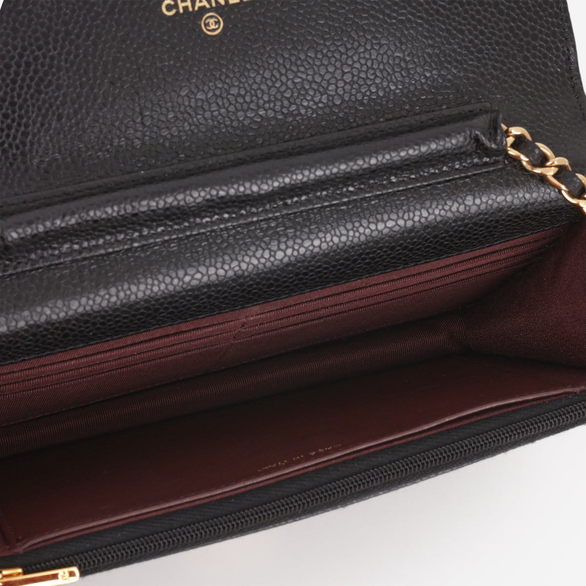 Chanel Classic Wallet on Chain - Black Caviar | Gold Hardware - Bagista