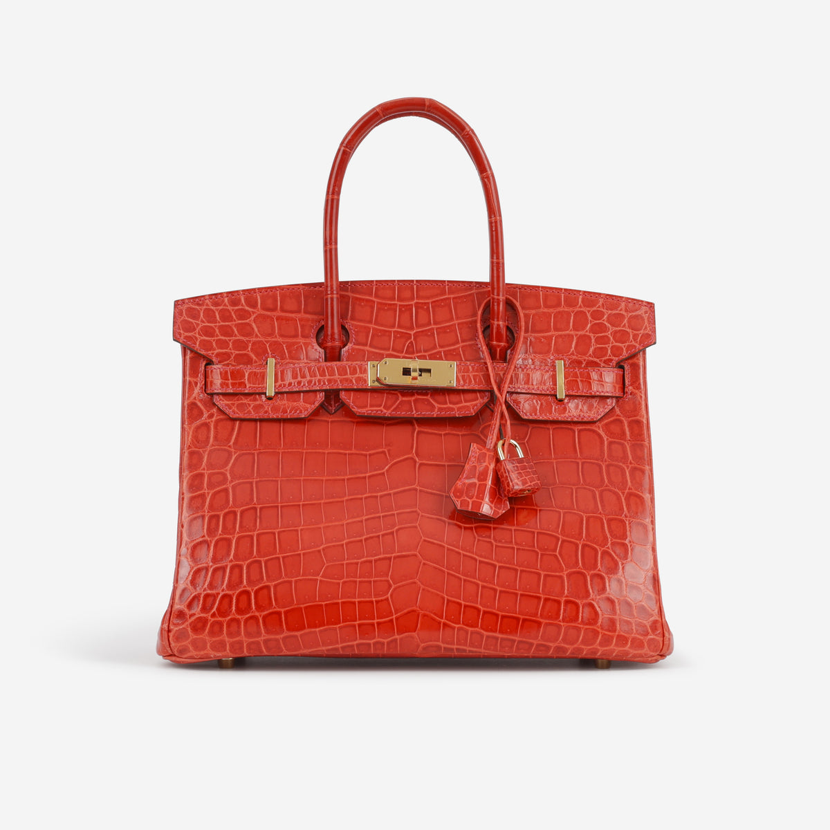 Hermès Birkin 30 - Sanguine Crocodile Niloticus | Gold Hardware