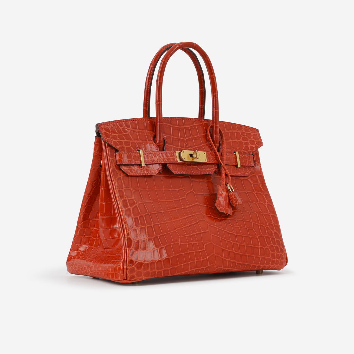 Hermès Birkin 30 - Sanguine Crocodile Niloticus | Gold Hardware
