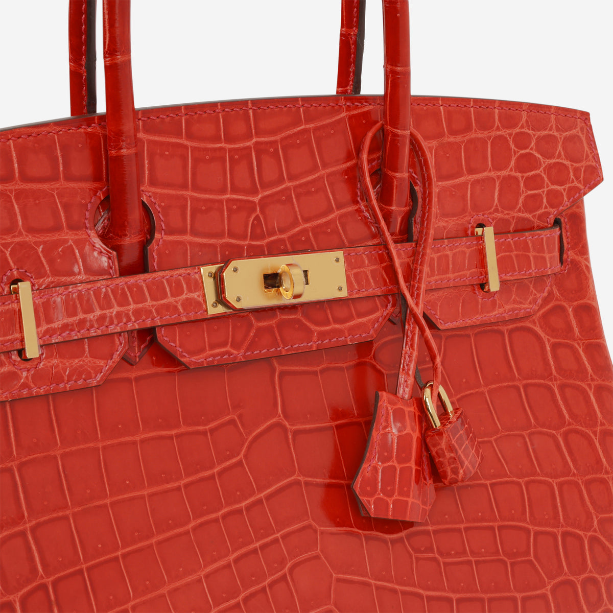 Hermès Birkin 30 - Sanguine Crocodile Niloticus | Gold Hardware