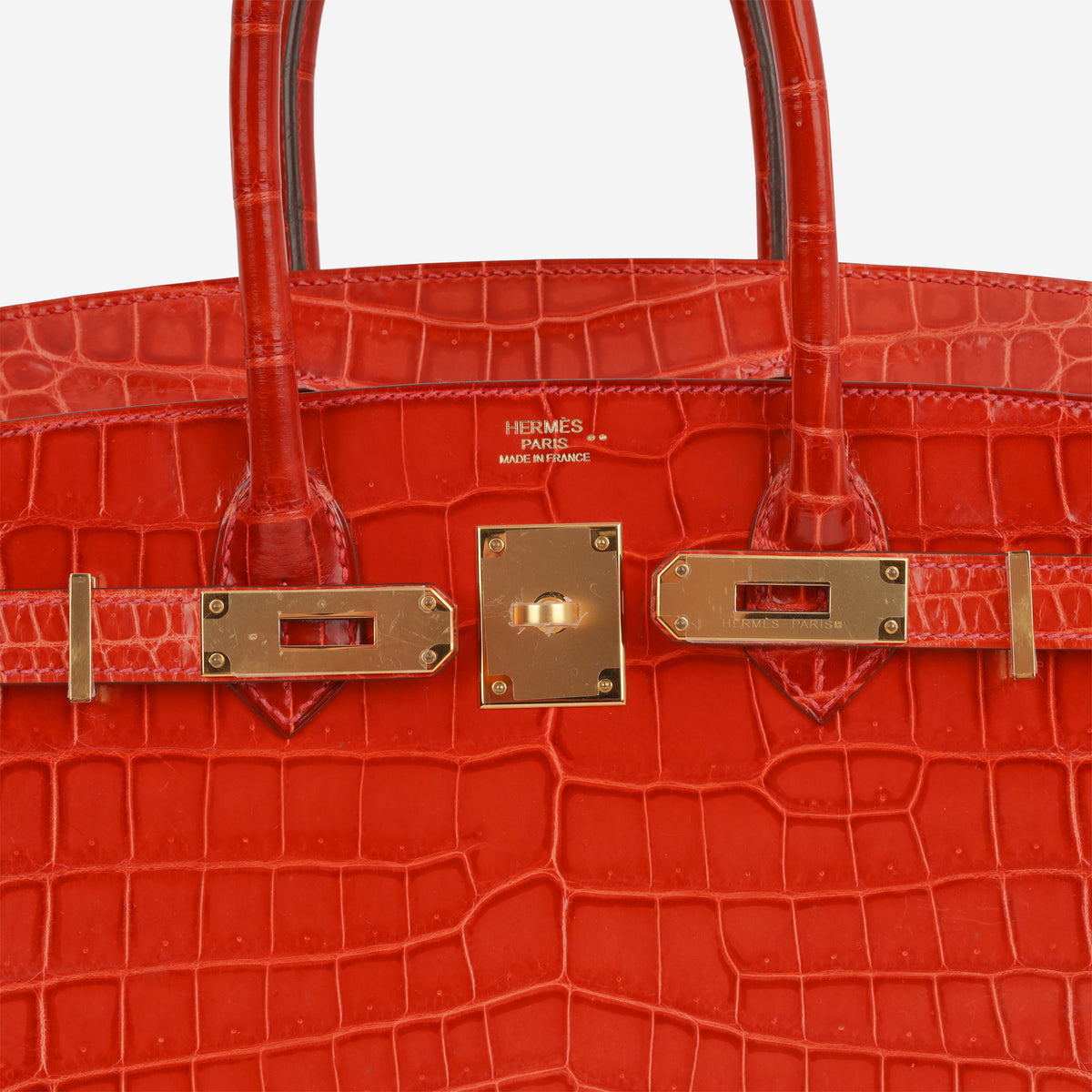 Hermès Birkin 30 - Sanguine Crocodile Niloticus | Gold Hardware