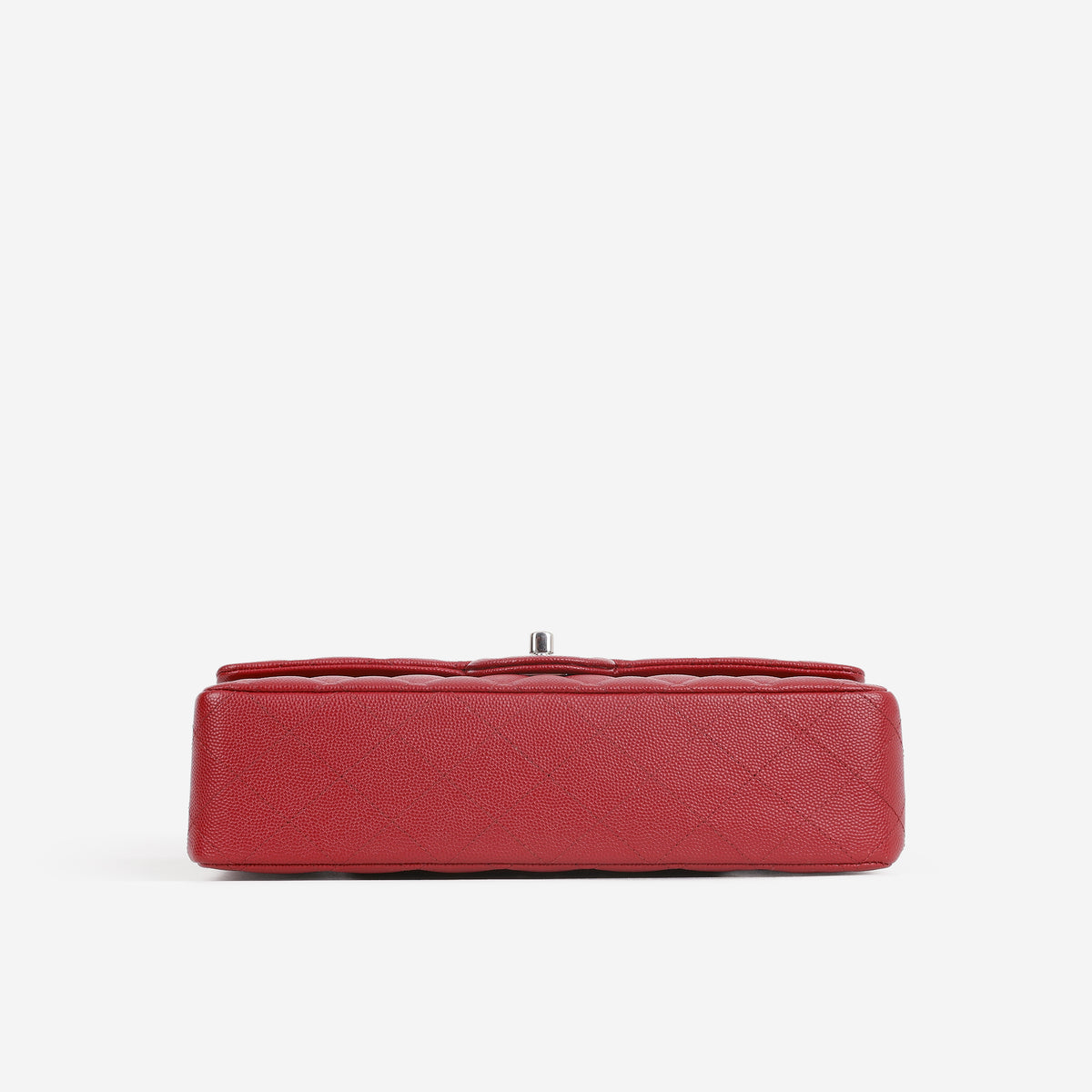 Chanel Medium Classic Flap - Red Caviar | Silver Hardware
