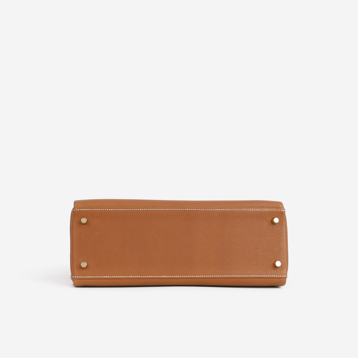 Hermès Kelly 32 - Fauve Barenia Faubourg | Gold Hardware