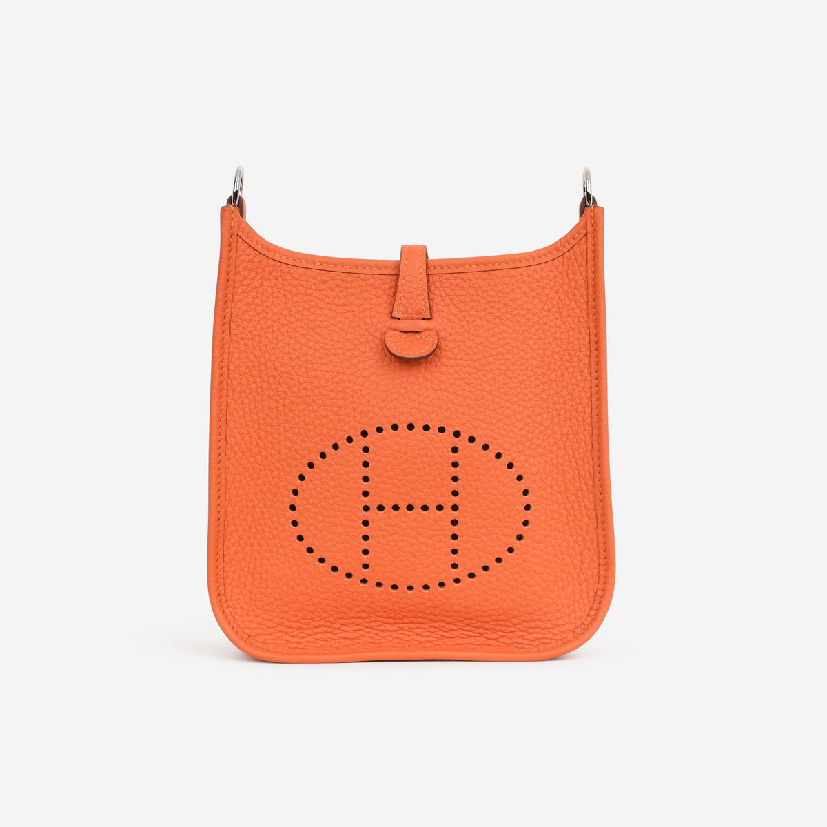 Hermès Evelyne TPM - Tangerine Clemence | Palladium Hardware