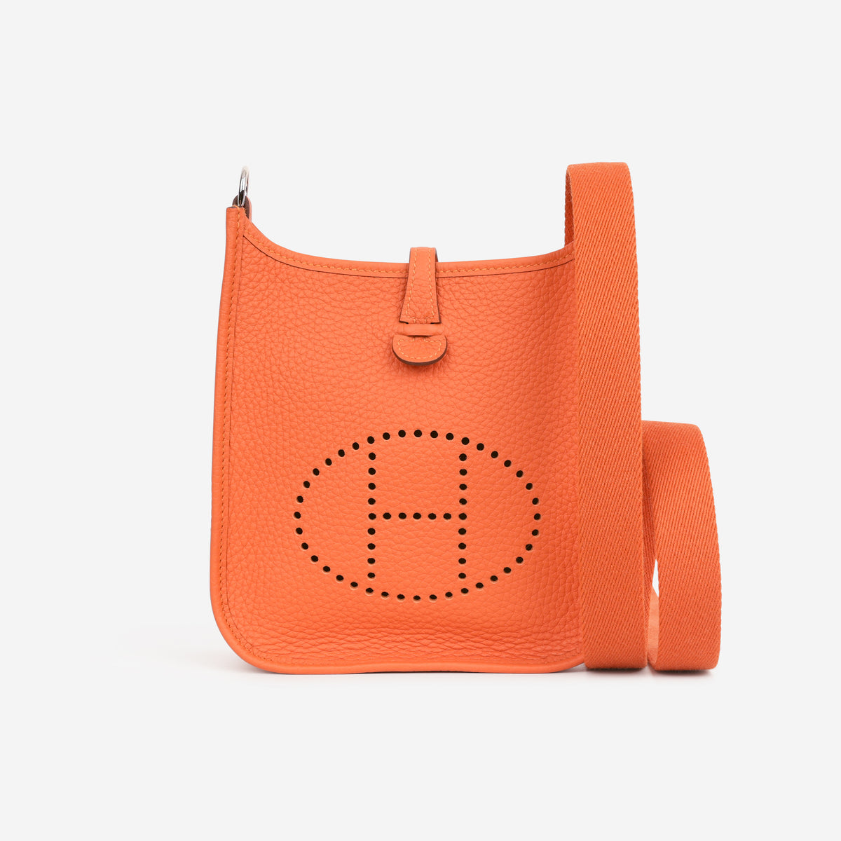 Hermès Evelyne TPM - Tangerine Clemence | Palladium Hardware