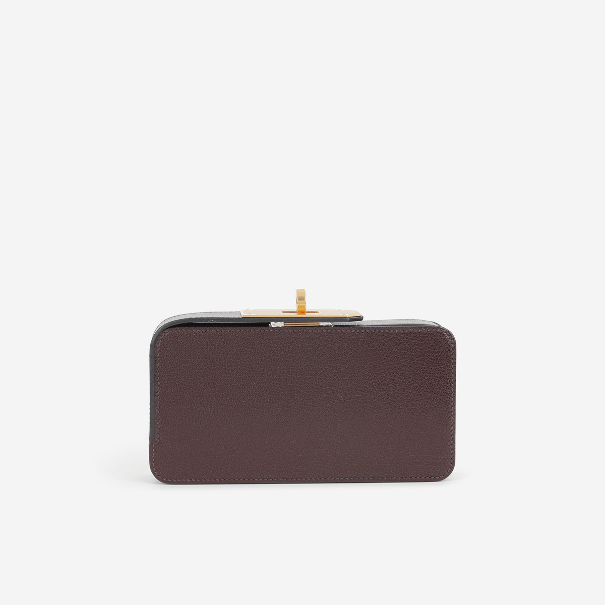 Hermès Sanglons Clutch - Rouge Sellier Chevre Chamkila | Gold Hardware