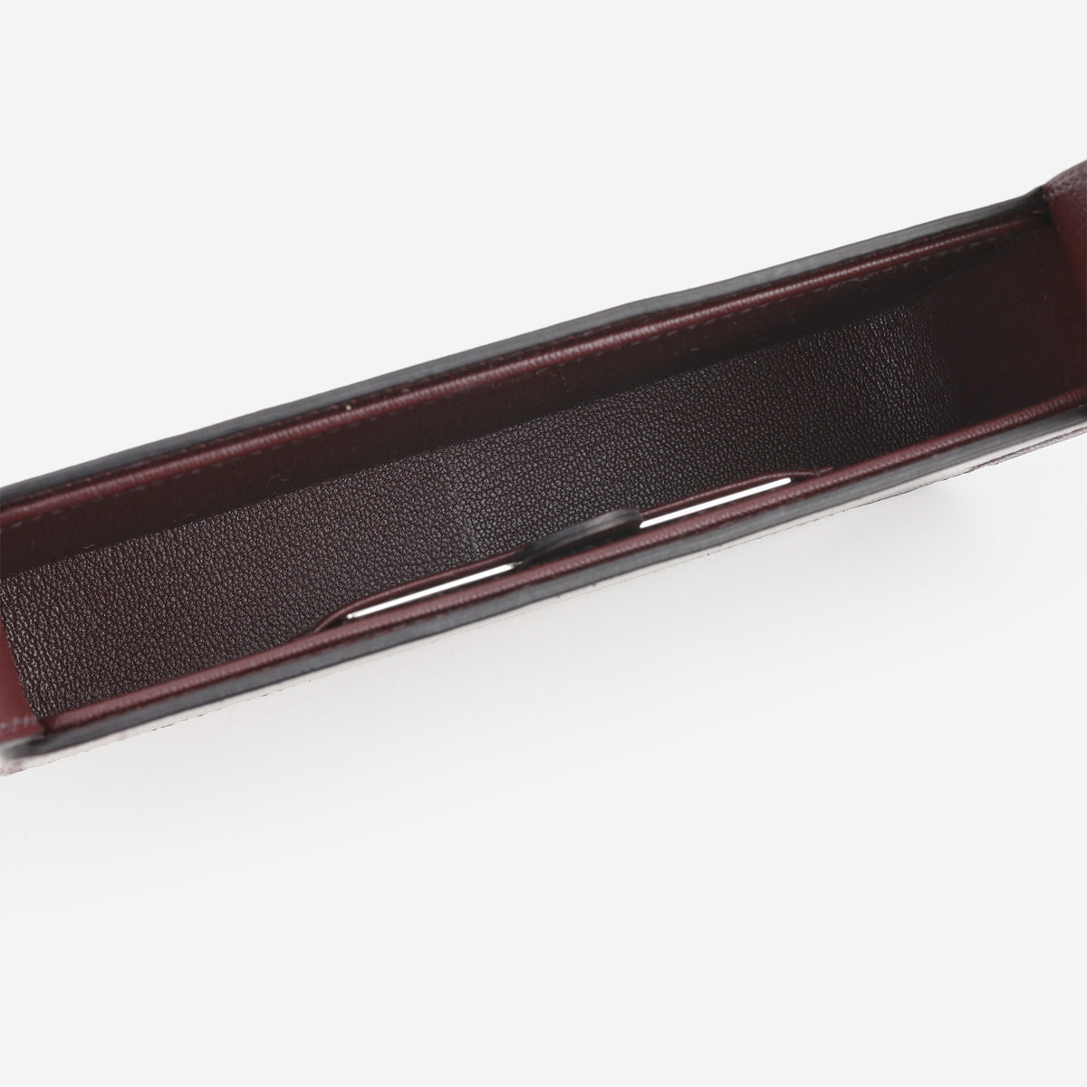 Hermès Sanglons Clutch - Rouge Sellier Chevre Chamkila | Gold Hardware