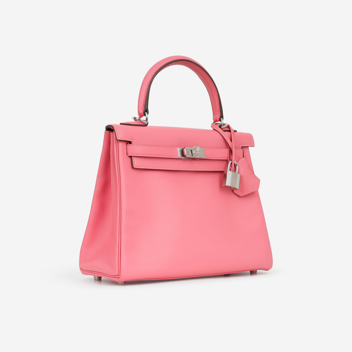 Hermès Kelly 25 - Rose Azalee Swift | Palladium Hardware