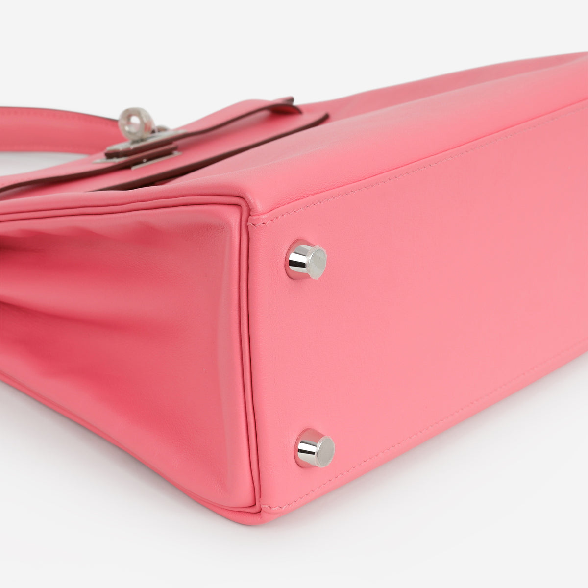 Hermès Kelly 25 - Rose Azalee Swift | Palladium Hardware