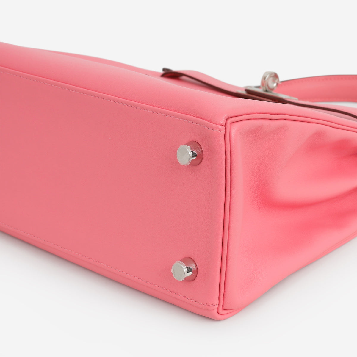 Hermès Kelly 25 - Rose Azalee Swift | Palladium Hardware