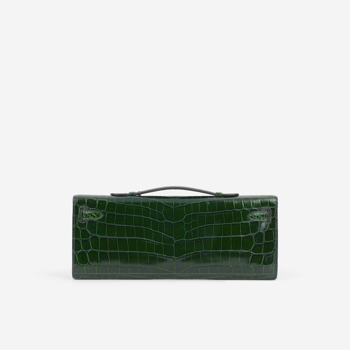 Hermès Kelly Cut - Vert Emeraude Crocodile Niloticus | Gold Hardware